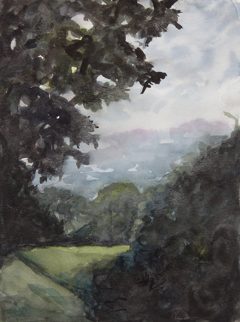 Cynthia MacCollum Flower Moon watercolor