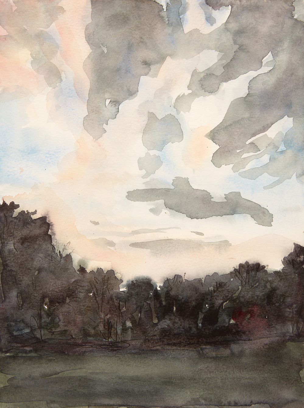 Cynthia MacCollum Flower Moon watercolor