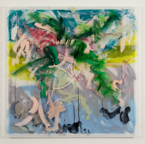 DANIELLE FRANKENTHAL New Image Gallery Acrylic Paint and Oil stick on Acrylic Resin