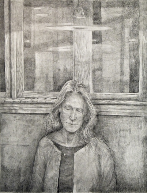 Danny Turitz Portraits graphite on paper