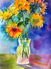 Dara Tomeo - Acrylics and Watercolors Watercolor Florals Watercolor