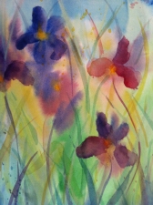 Dara Tomeo - Acrylics and Watercolors Watercolor Florals Watercolor