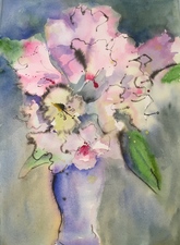 Dara Tomeo - Acrylics and Watercolors Watercolor Florals Watercolor and Ink