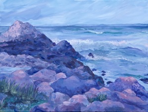 Dara Tomeo - Acrylics and Watercolors Acrylic Seascapes Acrylics