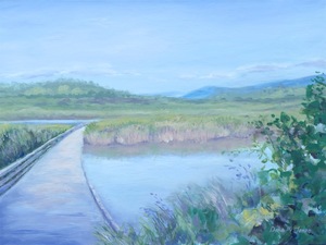 Dara Tomeo - Acrylics and Watercolors  Acrylic Landscapes from the Hildene, VT Acrylic