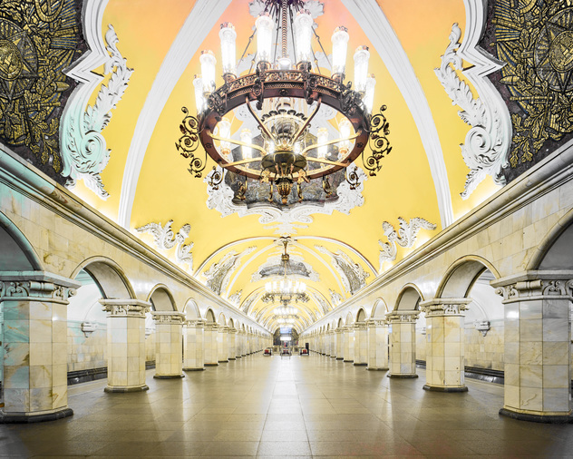 Komsomolskaya Metro Station, Moscow, Russia, 2015