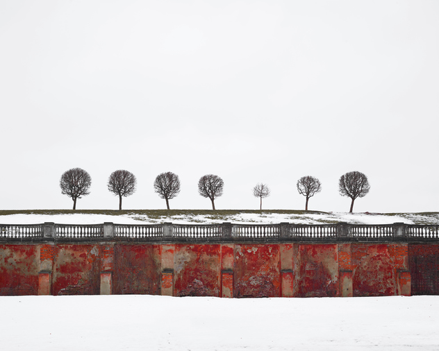 Red Wall, Peterhof, Russia, 2015