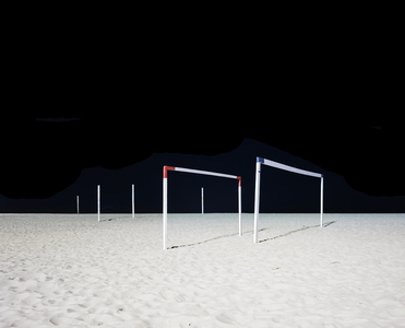 Goalposts II, Copacabana Beach, Rio de Janeiro, Brazil, 2013