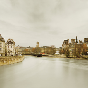 River Seine from Ponte de Sully, Paris, France, 2012