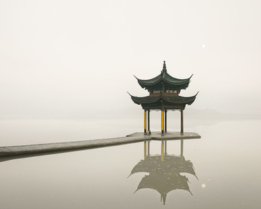 Pagoda, West Lake,Hangzhou, China, 2011