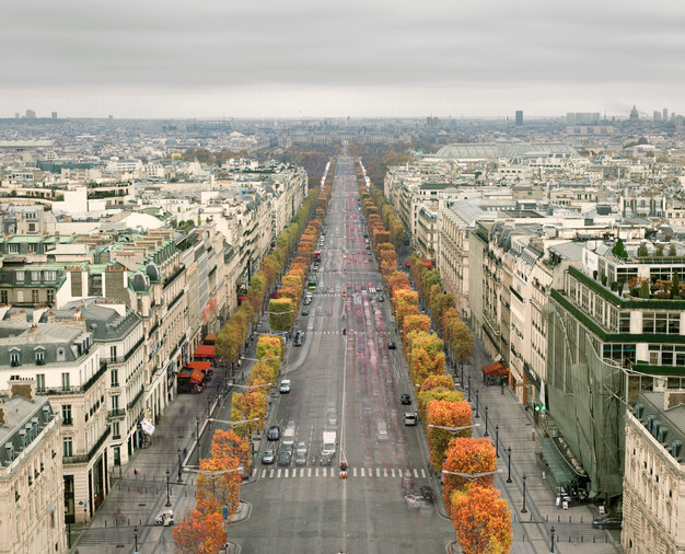 Avenue des Champs-Élysées, Paris France, 2012