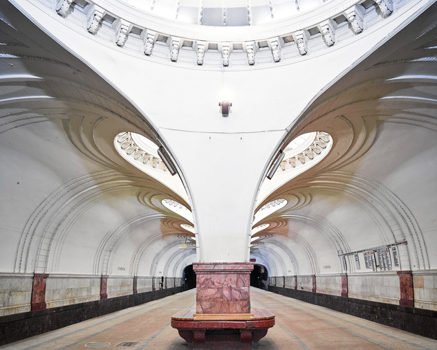  Sokol Metro Station, Moscow, Russia, 2015