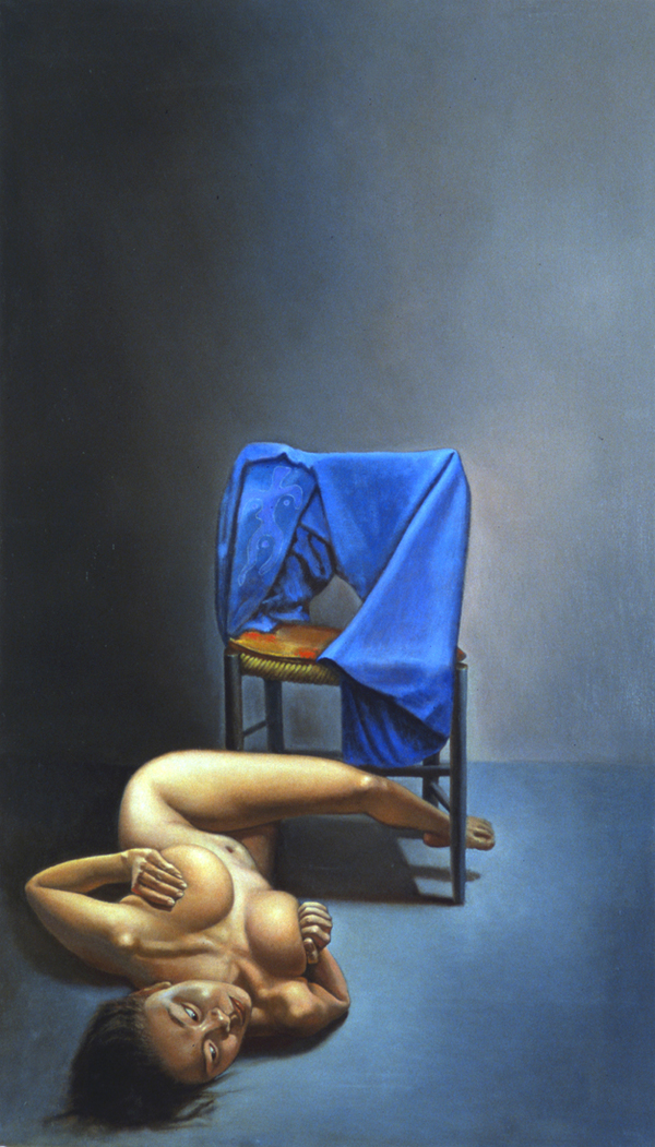Lament for One Who Disappeared Figures oil on canvas