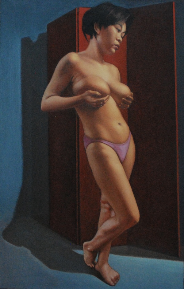  Figures oil on canvas