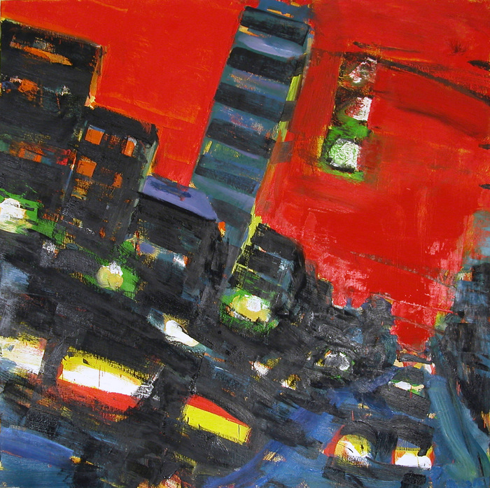 Broadway From 155th Street Paintings oil on linen