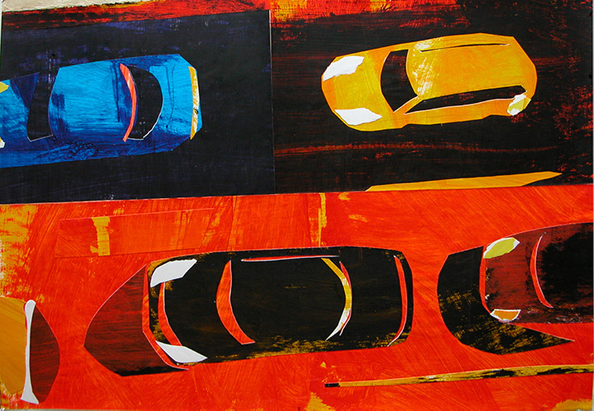  Works on Paper Collage on paper
