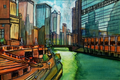 DeAnn L Prosia Watercolors with Colored Pencil watercolor with colored pencil