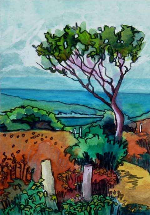 DeAnn L Prosia Watercolors with Colored Pencil watercolor with colored pencil