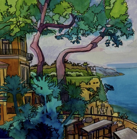 DeAnn L Prosia Watercolors with Colored Pencil watercolor with colored pencil