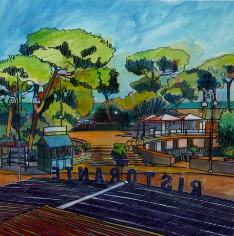 DeAnn L Prosia Watercolors with Colored Pencil watercolor with colored pencil