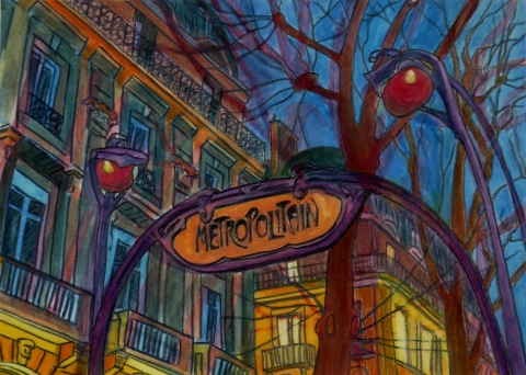 DeAnn L Prosia Watercolors with Colored Pencil watercolor with colored pencil