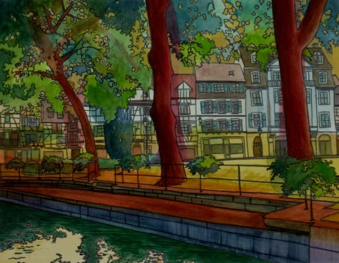 DeAnn L Prosia Watercolors with Colored Pencil watercolor with colored pencil