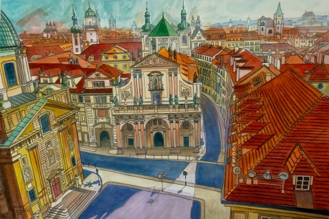 DeAnn L Prosia Watercolors with Colored Pencil watercolor with colored pencil