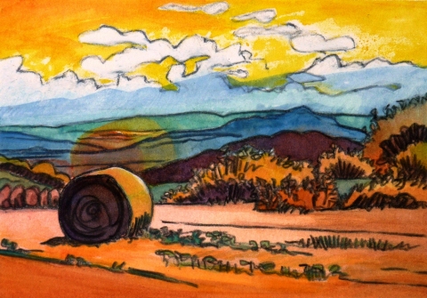 DeAnn L Prosia Watercolors with Colored Pencil watercolor with colored pencil