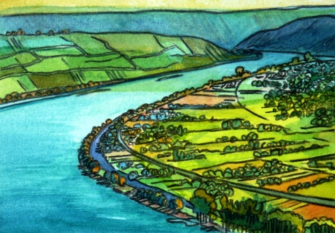 DeAnn L Prosia Watercolors with Colored Pencil watercolor with colored pencil