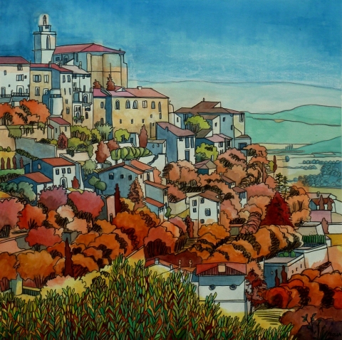 DeAnn L Prosia Watercolors with Colored Pencil watercolor with colored pencil