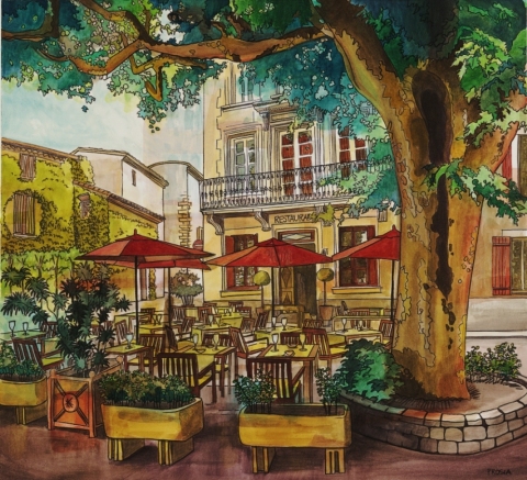 DeAnn L Prosia Watercolors with Colored Pencil watercolor with colored pencil