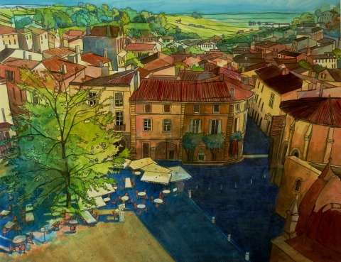 DeAnn L Prosia Watercolors with Colored Pencil watercolor with colored pencil