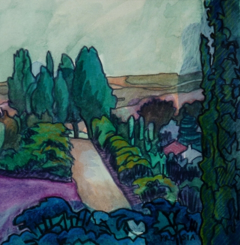 DeAnn L Prosia Watercolors with Colored Pencil watercolor with colored pencil