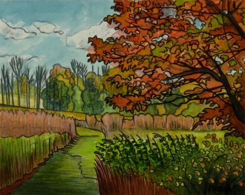 DeAnn L Prosia Watercolors with Colored Pencil Watercolor with colored pencil
