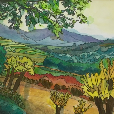 DeAnn L Prosia Watercolors with Colored Pencil Watercolor with colored pencil