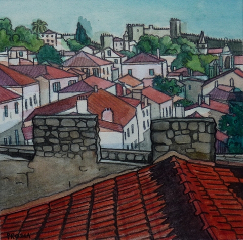 DeAnn L Prosia Watercolors with Colored Pencil Watercolor with colored pencil