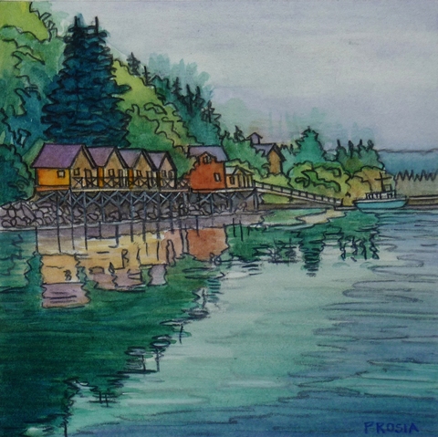 DeAnn L Prosia Watercolors with Colored Pencil Watercolor with colored pencil
