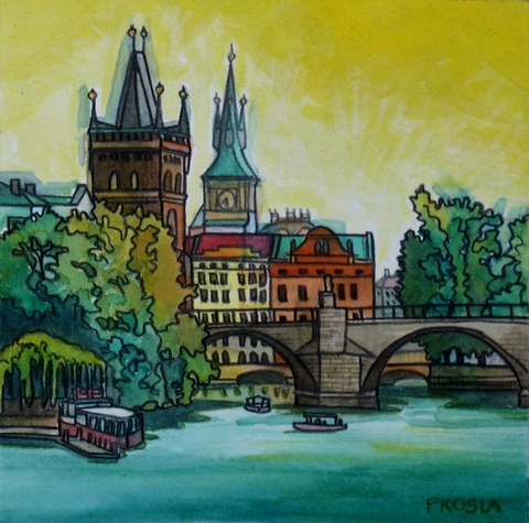 DeAnn L Prosia Watercolors with Colored Pencil Watercolor with colored pencil