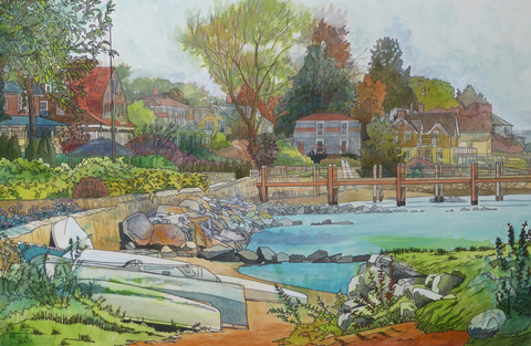 DeAnn L Prosia Watercolors with Colored Pencil Watercolor with colored pencil