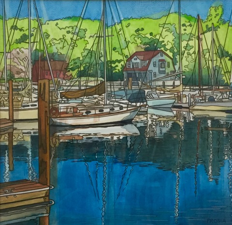 DeAnn L Prosia Watercolors with Colored Pencil Watercolor with colored pencil