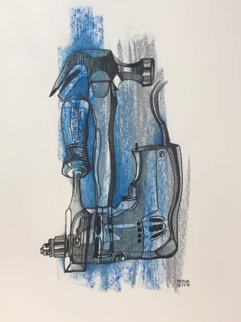 DeAnn L Prosia Drawings: Conte and Charcoal Colored pencil, conte and charcoal