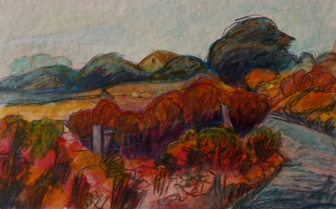 DeAnn L Prosia Watercolors with Colored Pencil watercolor with color pencil