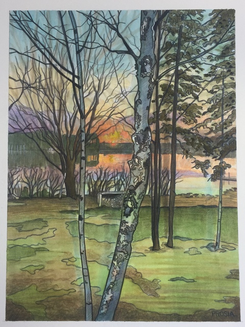 DeAnn L Prosia Watercolors with Colored Pencil watercolor with colored pencil
