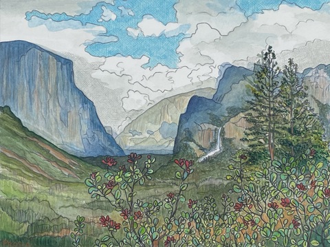 DeAnn L Prosia Watercolors with Colored Pencil watercolor with colored pencil