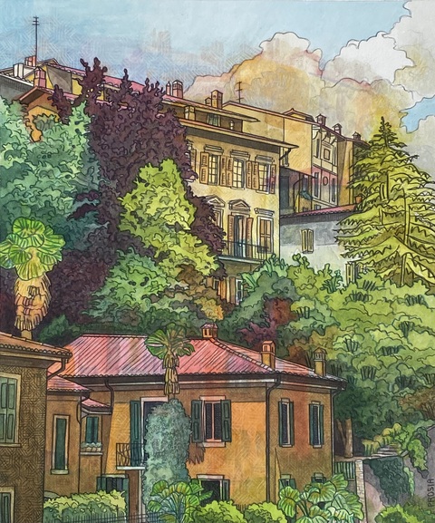 DeAnn L Prosia Watercolors with Colored Pencil Watercolor with Colored Pencil