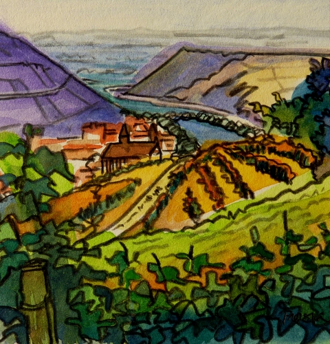 DeAnn L Prosia Watercolors with Colored Pencil watercolor with color pencil