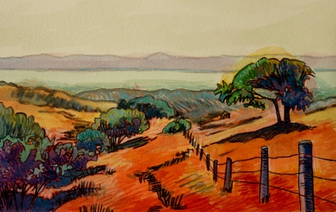 DeAnn L Prosia Watercolors with Colored Pencil watercolor with color pencil