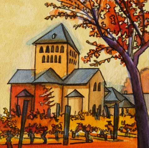 DeAnn L Prosia Watercolors with Colored Pencil watercolor with color pencil