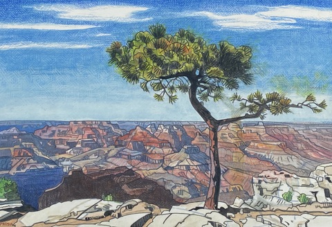 DeAnn L Prosia Watercolors with Colored Pencil Watercolor with Colored Pencil