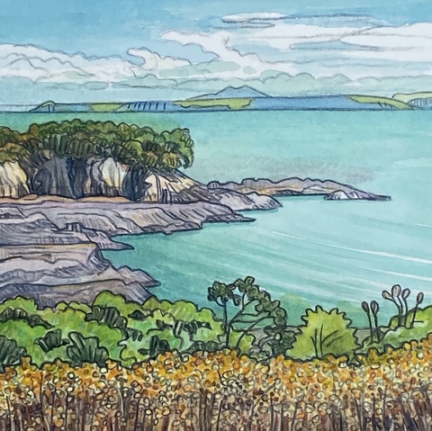 DeAnn L Prosia Watercolors with Colored Pencil Watercolor with Colored Pencil